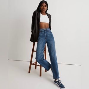 Madewell Perfect Vintage Straight Jean in mayfield wash. **brand new with tags!